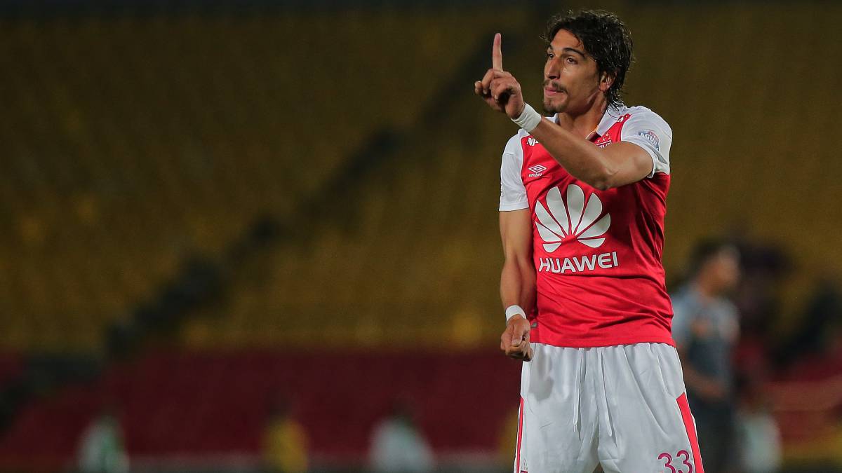 Facundo Guichón en un partido ante Envigado