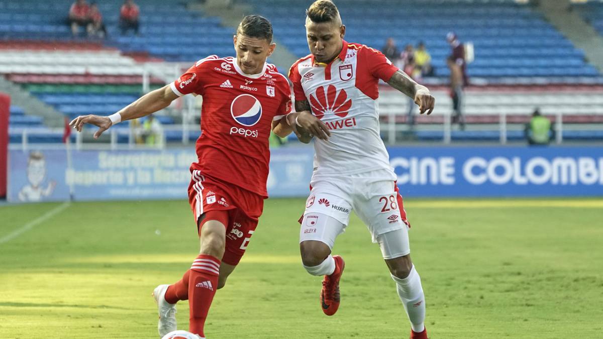 Santa Fe y América cerrarán la primera fecha del Torneo Fox