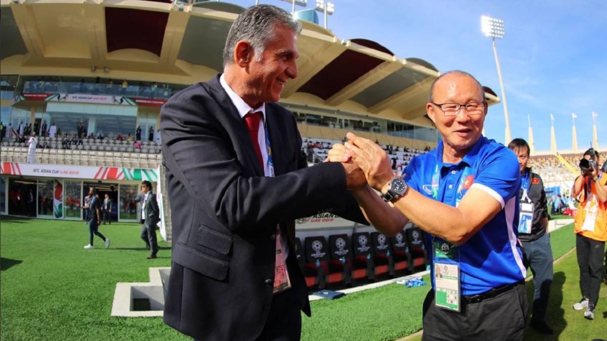 Carlos Queiroz dirige a Irán en la Copa de Asia en la que su equipo consiguió su segunda victoria ante Vietnam en la fase de grupos del torneo