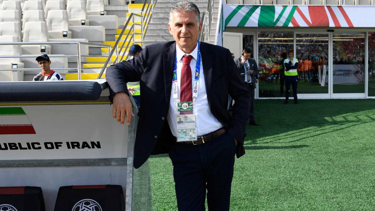 Carlos Queiroz en la Copa de Asia con Irán