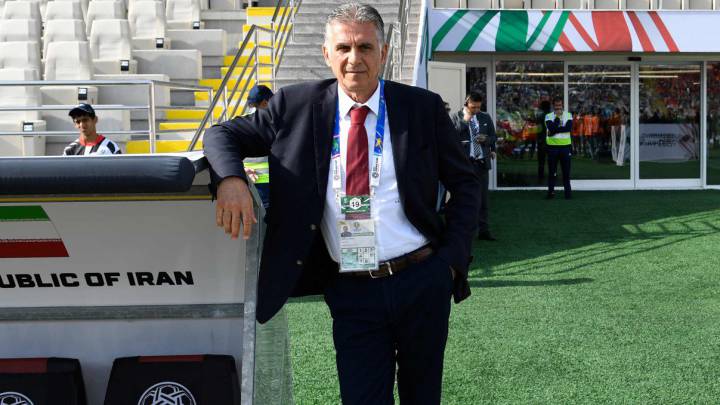 Carlos Queiroz en la Copa de Asia con Irán