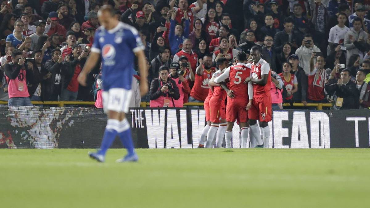 Independiente Santa Fe veció a Millonarios en el primer clásico capitalino que se jugó en la cuarta jornada del Torneo Fox Sports en el estadio El Campín