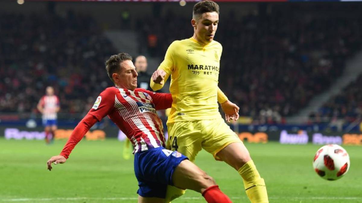 Santiago Arias jugó los noventa minutos en la eliminación del Atlético de Madrid ante el Girona en la Copa del Rey. El resultado global fue 4 - 4