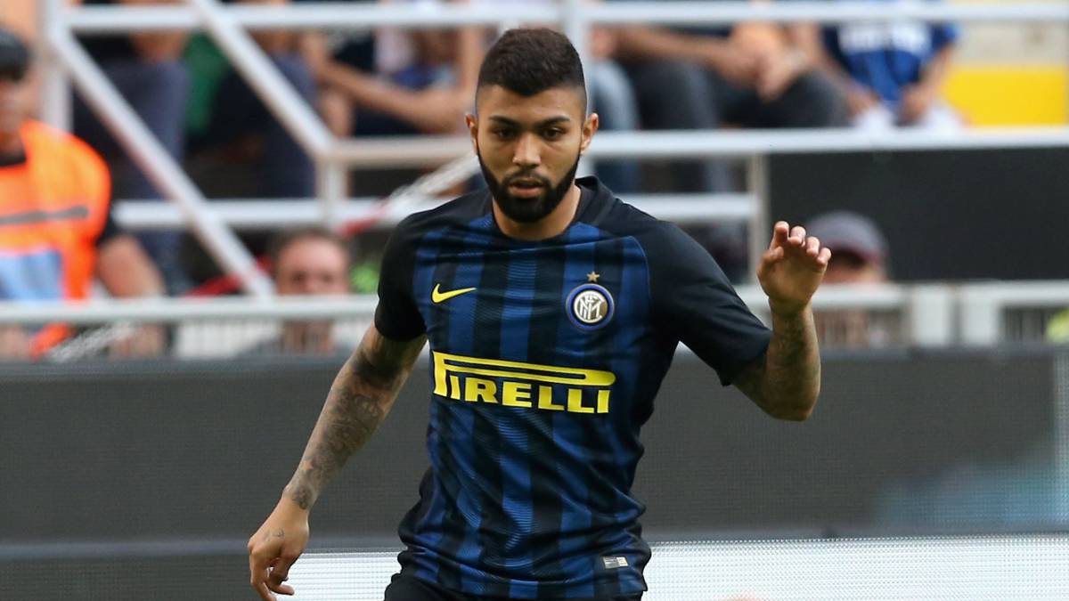 Gabriel Barbosa durante un partido con el Inter de Milán