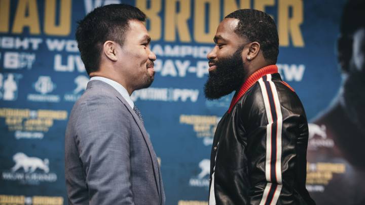 Fox Sports transmitirá la pelea entre Manny Pacquiao y Adrien Broner en la que el filipino defenderá el título mundial de de peso wélter en Las Vegas