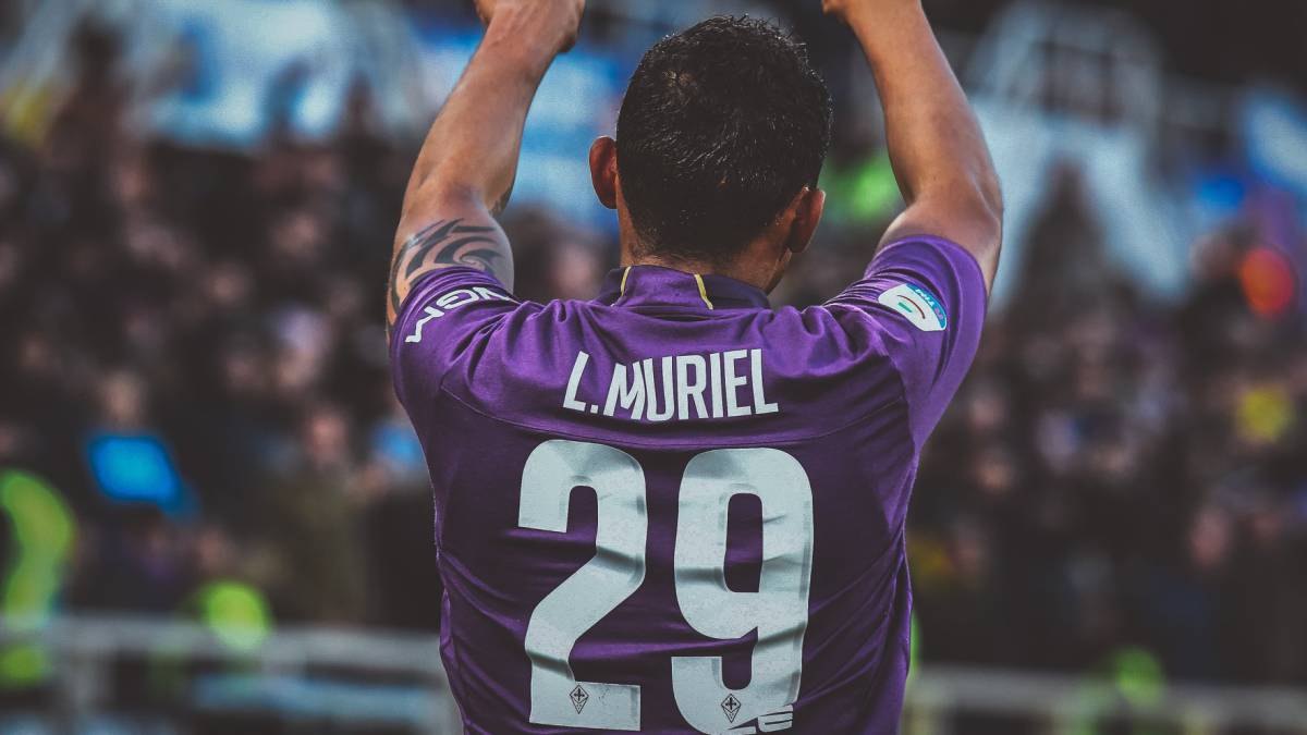 Luis Fernando Muriel, delantero de la Fiorentina