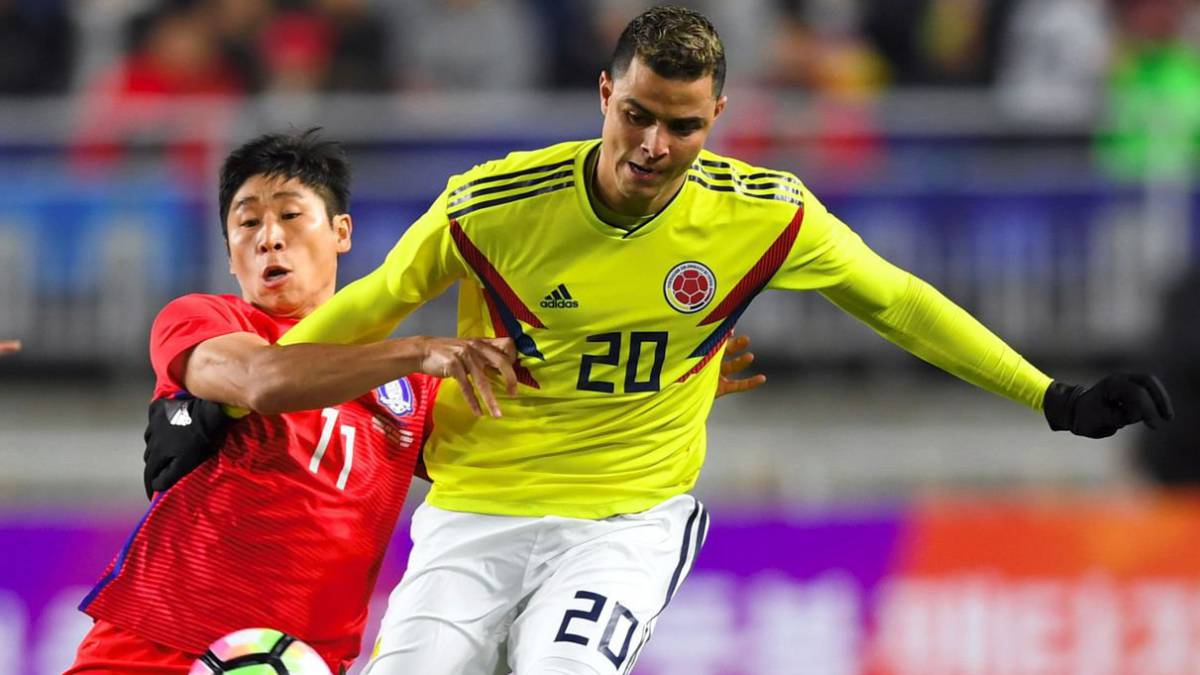 Giovanni Moreno en partido amistoso ante Corea del Sur