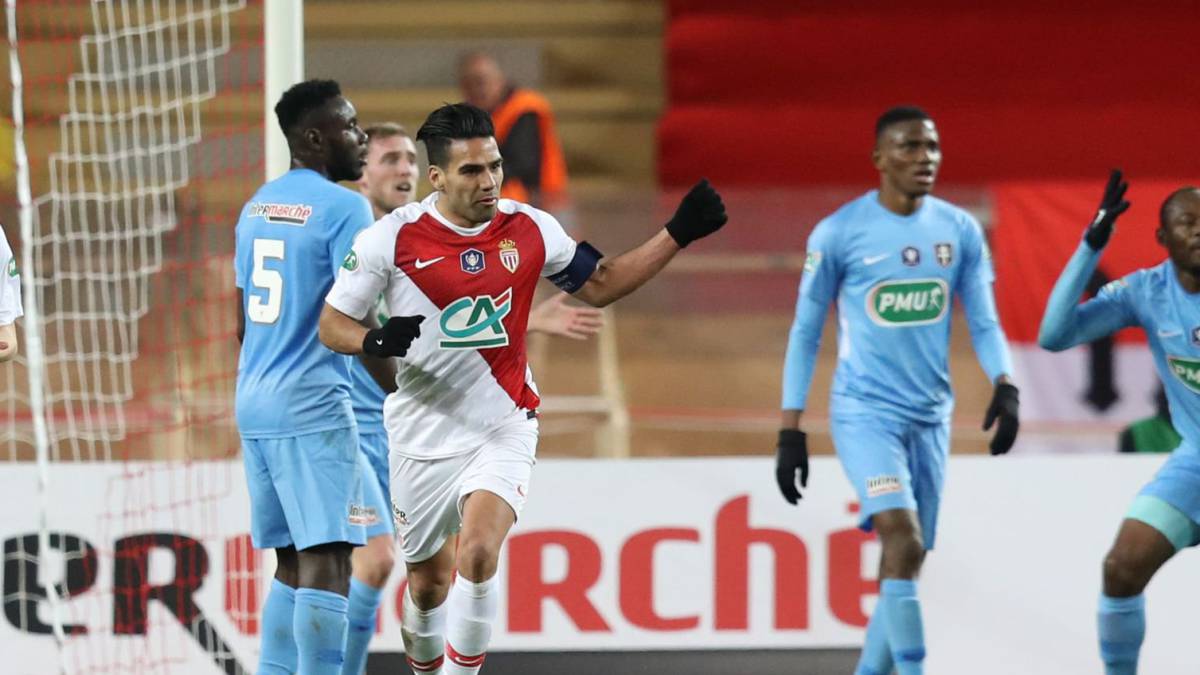 Falcao anotó en la eliminación de Mónaco ante Metz por la Copa de Francia