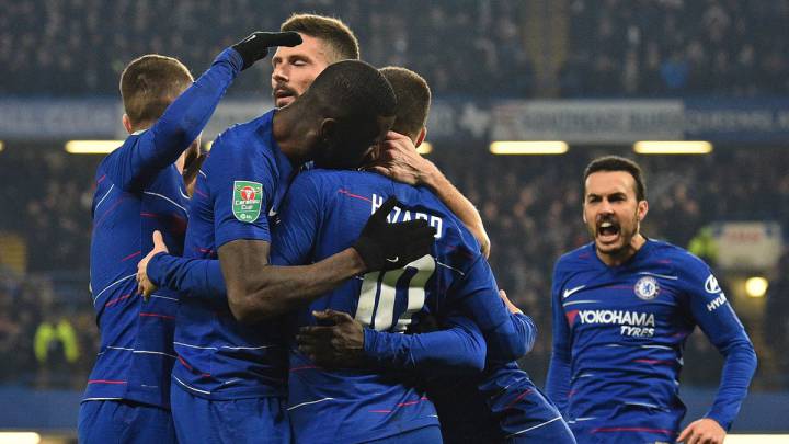 Chelsea a la final de la Carabao Cup tras vencer a Tottenham desde los penales. Ahora se medirán ante Manchester City
