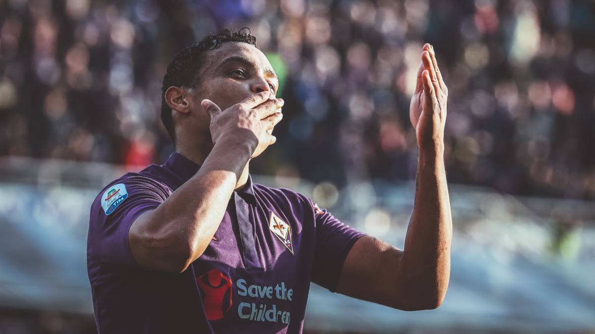 Luis Fernando Muriel, delantero de la Fiorentina