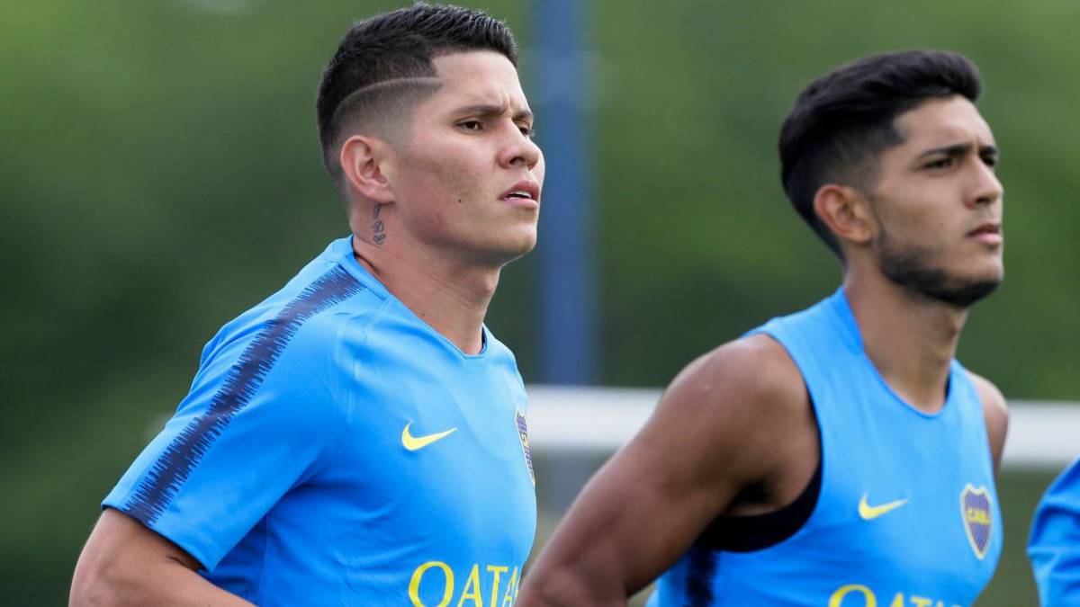 Jorman Campuzano, jugador de Boca Juniors