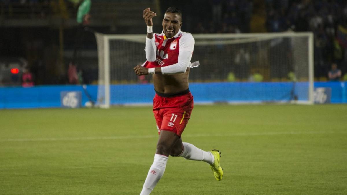 Johan Arango sería titular en Santa Fe ante Deportivo Pasto