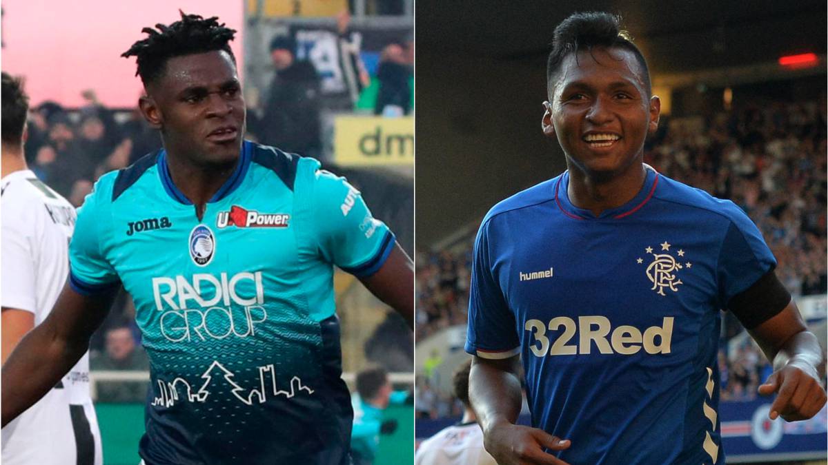 Duván Zapata y Alfredo Morelos luchan por ser el delantero colombiano goleador en Europa esta temporada