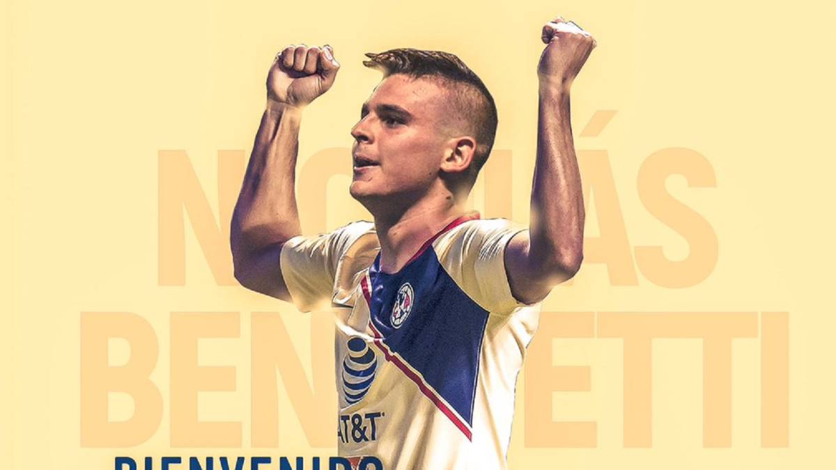 Nicolás Benedetti habló de su comparación con James Rodríguez a su llegada al América de México.