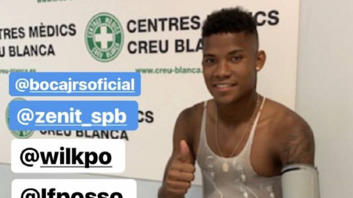 Wilmar Barrios presenta exámenes médicos en España para fichar por el Zenit de Rusia