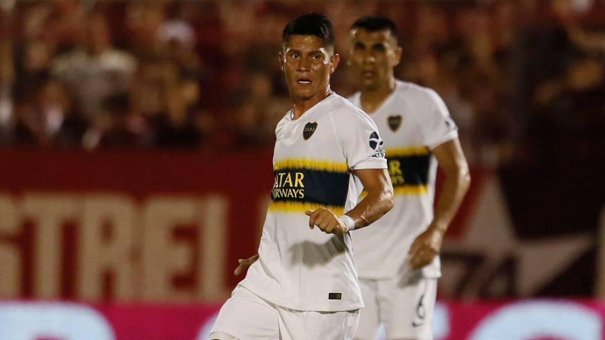 Jorman Campuzano fue titular con Boca en la victoria frente a San Martín por la Superliga Argentina