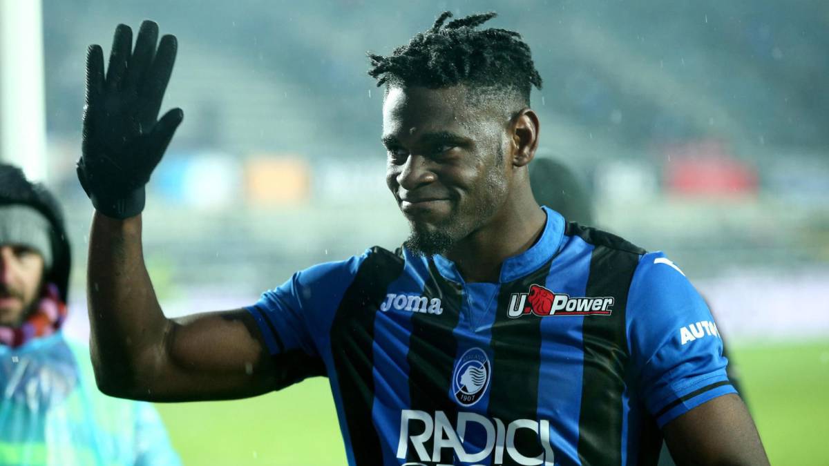 Duván Zapata feliz por el momento por el que pasa en el fútbol italiano, donde es goleador.
