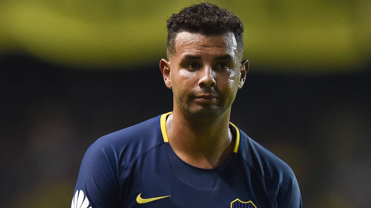 Edwin Cardona en un partido con Boca Juniors, antes de salir del club argentino rumbo al Pachuca de México
