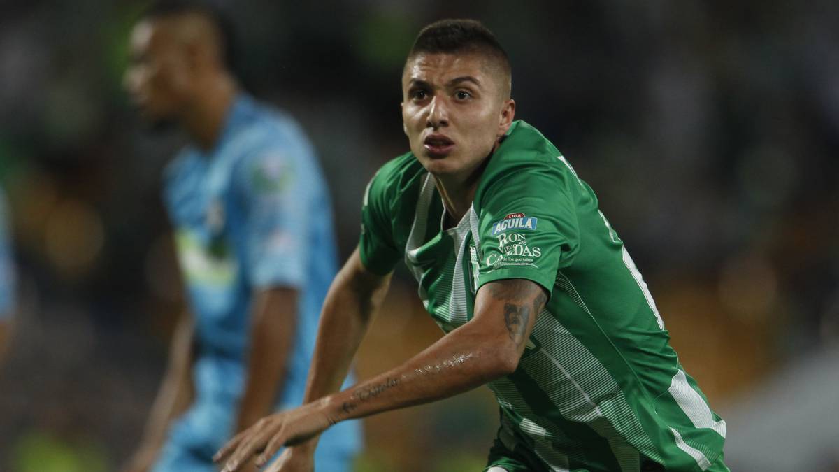 Juan Pablo Ramírez, el autor del gol del triunfo de Nacional ante Jaguares por Liga Águila.