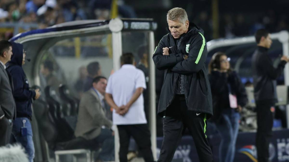 Paulo Autuori, técnico de Atlético Nacional, habla del debut del equipo verde en la Copa Libertadores ante La Guaira de Venezuela en Caracas