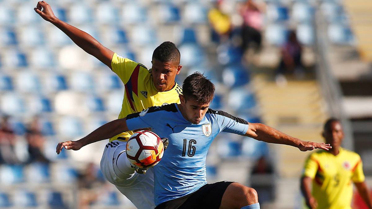 Colombia empató con Uruguay en la última fecha del Sudamericano Sub 20