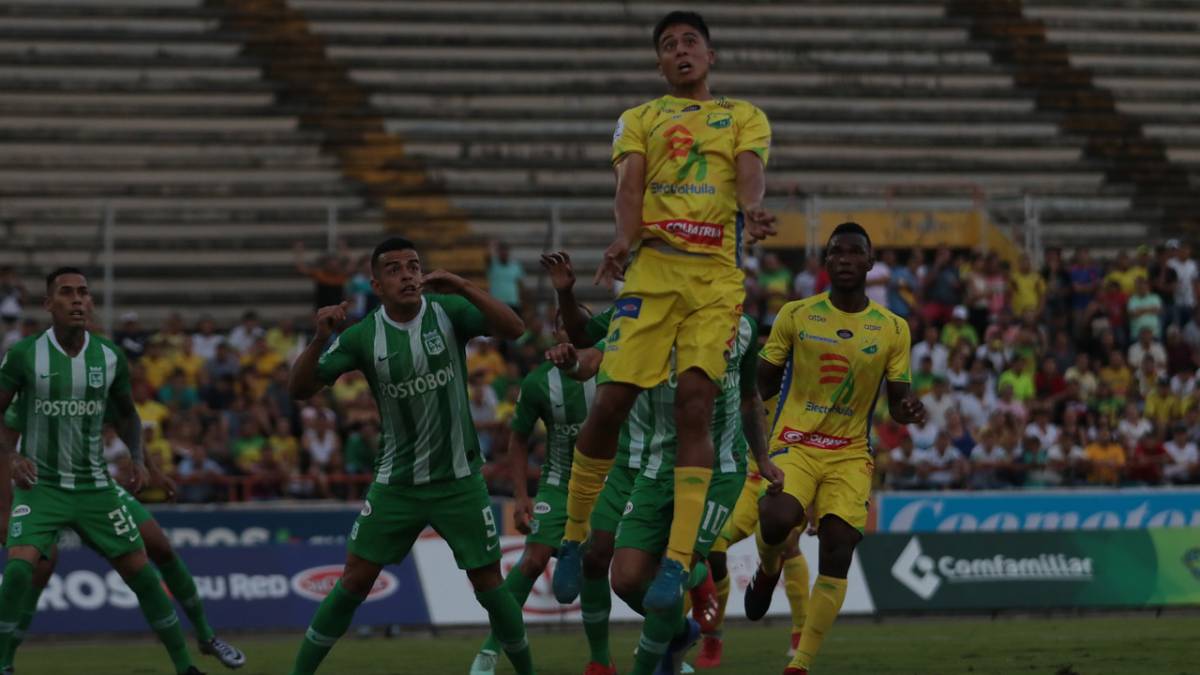 Huila y Nacional empataron 1-1 en Neiva por la Liga Águila.