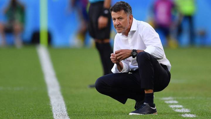 Juan Carlos Osorio durante el Mundial de Rusia 2018 dirigiendo a la selección de México. El colombiano ahora dirige a Paraguay