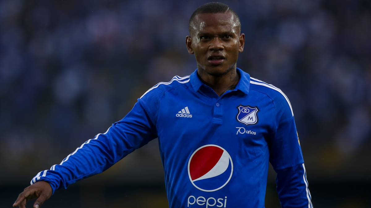 Andrés Manga Escobar cuando jugaba en Millonarios