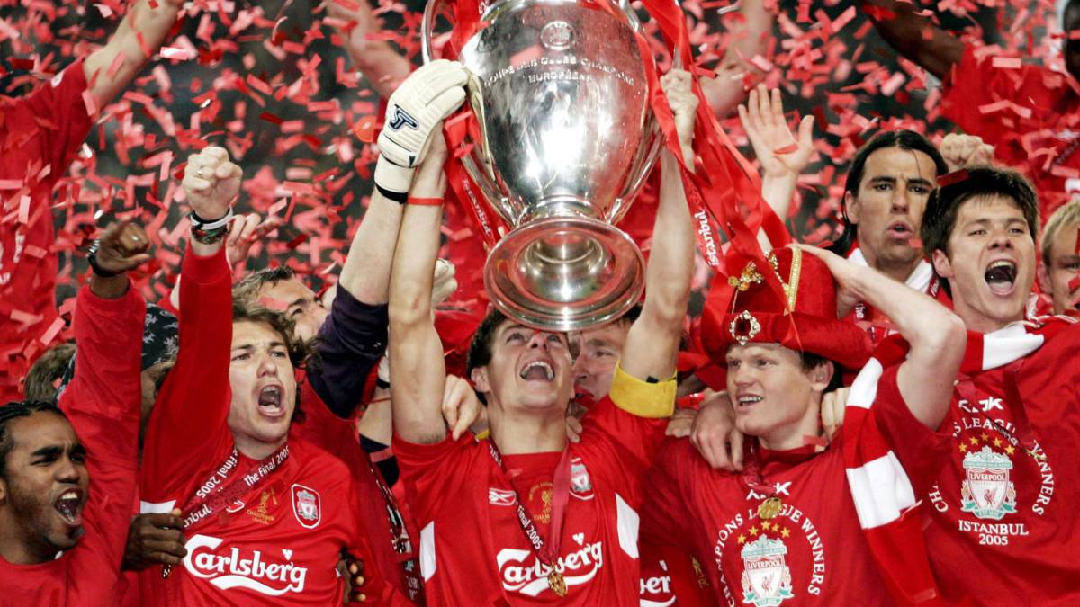 Liverpool en 2005 levantó la Champions League