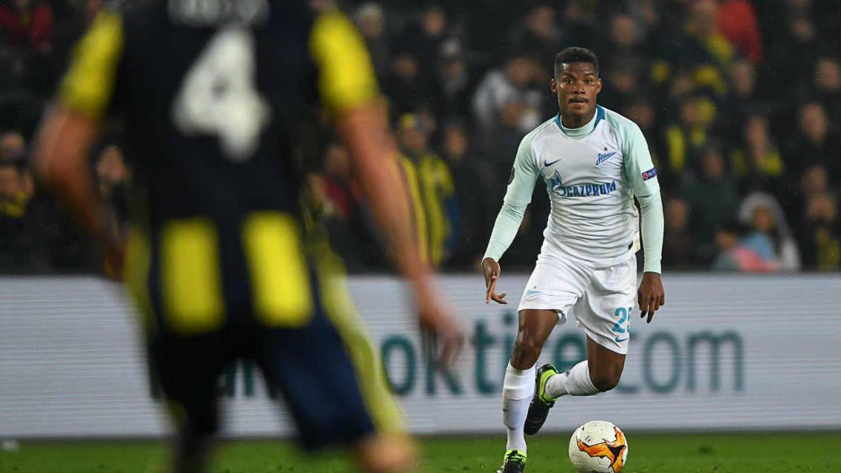 Wilmar Barrios debutó con Zenit en la Europa League