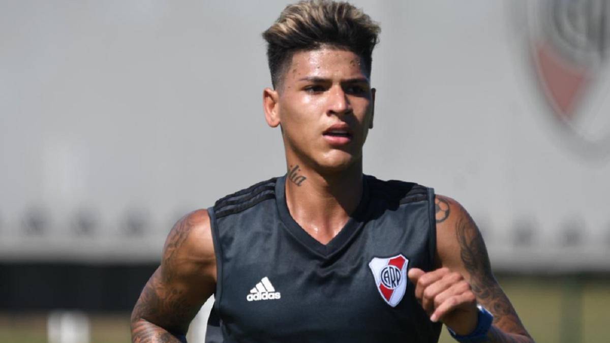 Jorge Carrascal lleva dos semanas en River Plate. El colombiano debutará en la reserva ante Rosario Central