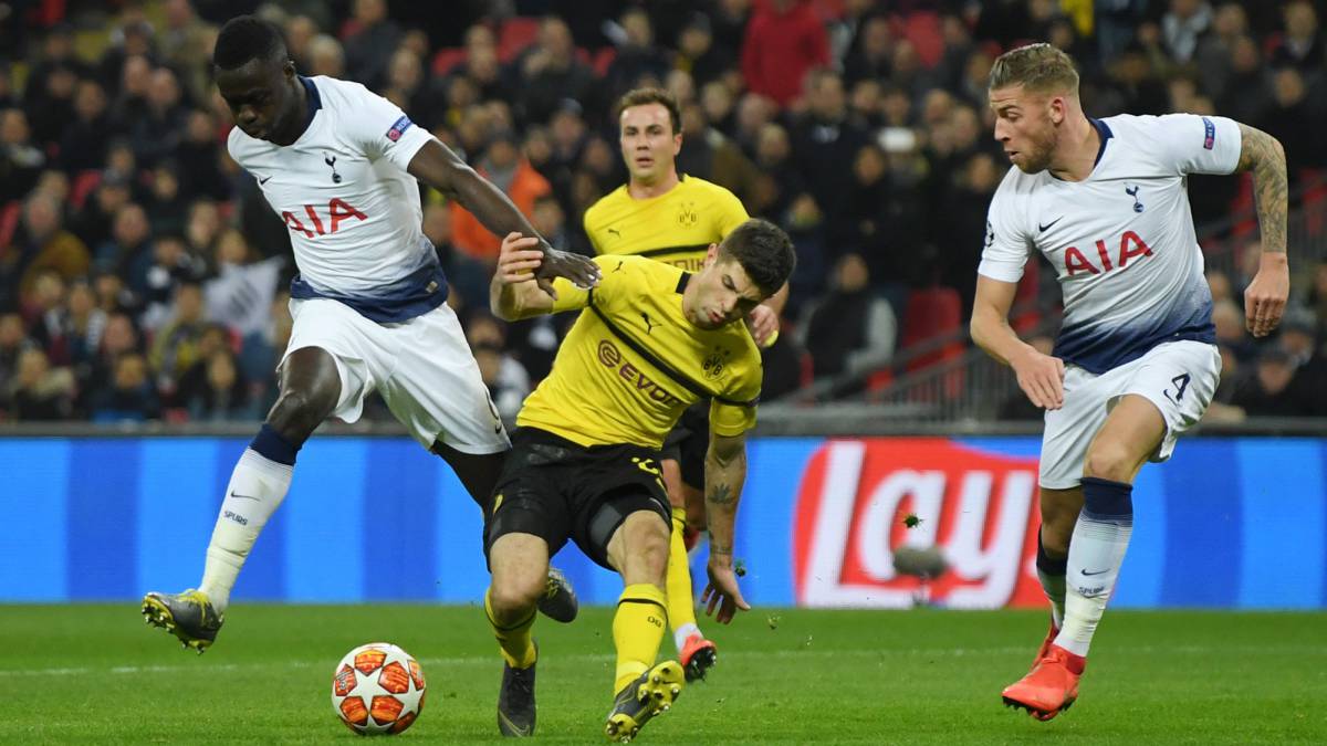 El Tottenham de Davinson Sánchez goleó al Dortmund en octavos y acaricia los cuartos