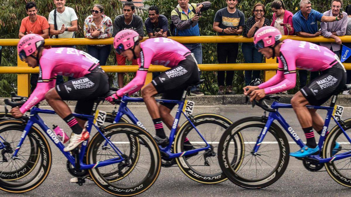 Daniel Martínez, mejor jóven de la primera etapa del Tour Colombia 2.1