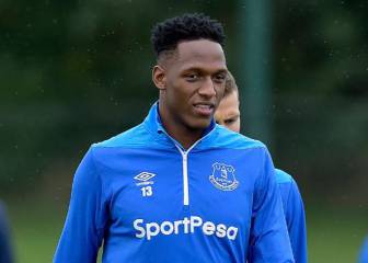 Yerry Mina, uno más en la crisis del Everton en Premier League