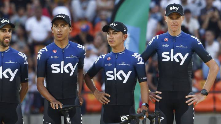 Esta es la nómina del Team Sky que participa en el Tour Colombia 2019, encabezada por Egan Bernal y Chris Froome