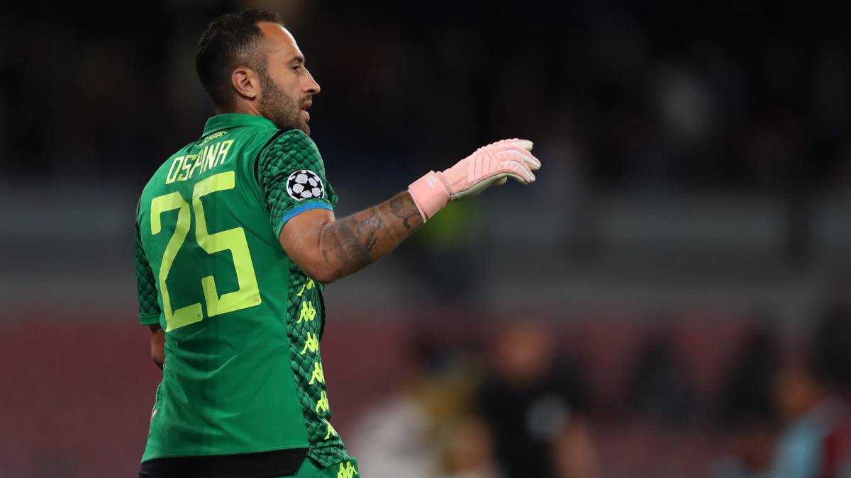 David Ospina es titular en el Napoli en partido ante Torino por la Serie A