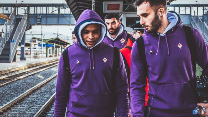 Luis Muriel y Germán Pezzella en la Fiorentina