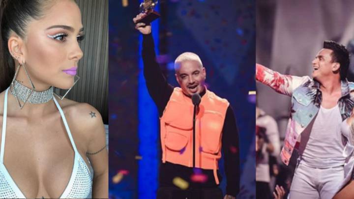 Greeicy Rendón, J Balvin y Silvestre Dangond junto a Natti Natasha brillaron en los Premios Lo Nuestro.