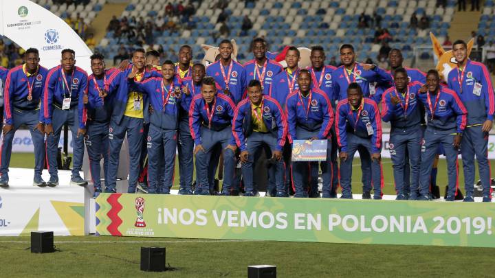 Selección Colombia Sub 20 intengra el bombo dos del sorteo del Mundial de Polonia.
