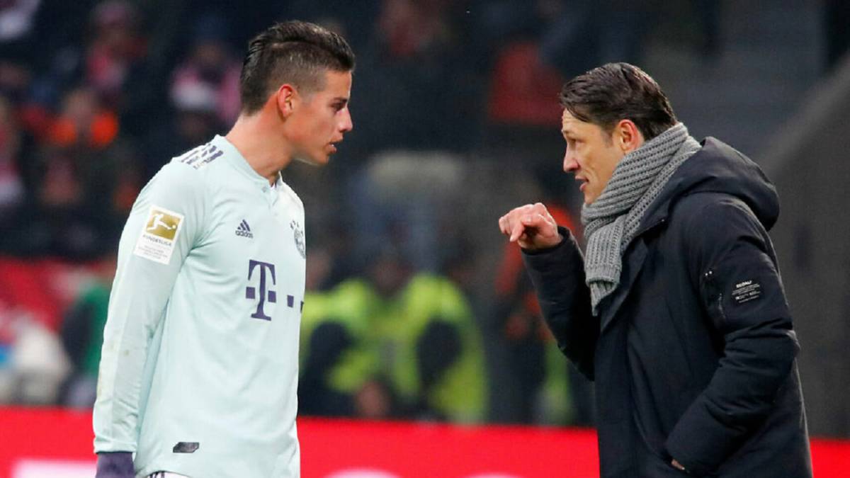 James Rodríguez y Niko Kovac, el futuro del colombiano en el Bayern Múnich depende del técnico croata