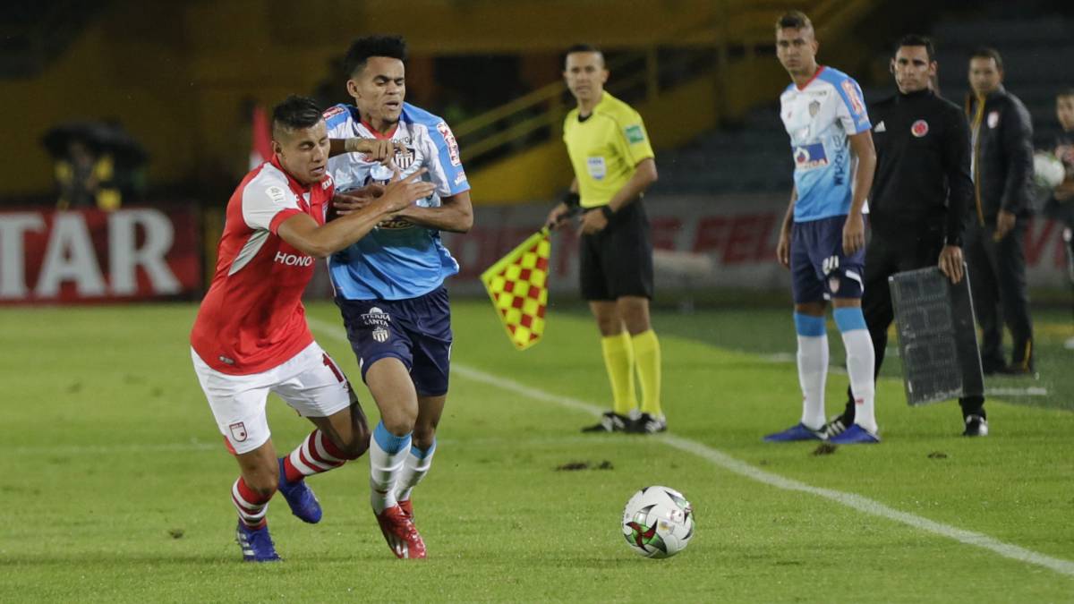 Santa Fe empató 3-3 contra Junior en el estadio El Campín de Bogotá, en partido correspondiente a la sexta jornada de la Liga Águila I-2019.