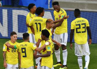 El once de Colombia vs Japón según los minutos jugados