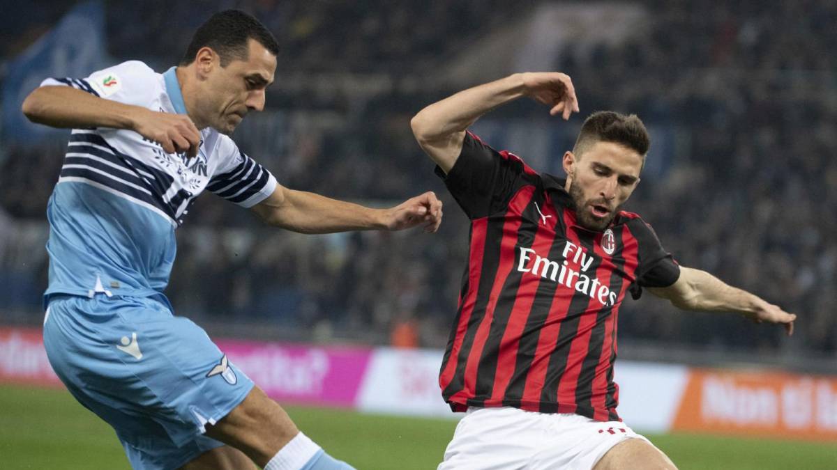 Lazio y Milan igualaron en los primeros 90 minutos de la semifinal de la Copa de Italia. La serie se resolverá en abril en la casa del conjunto de Gattuso.