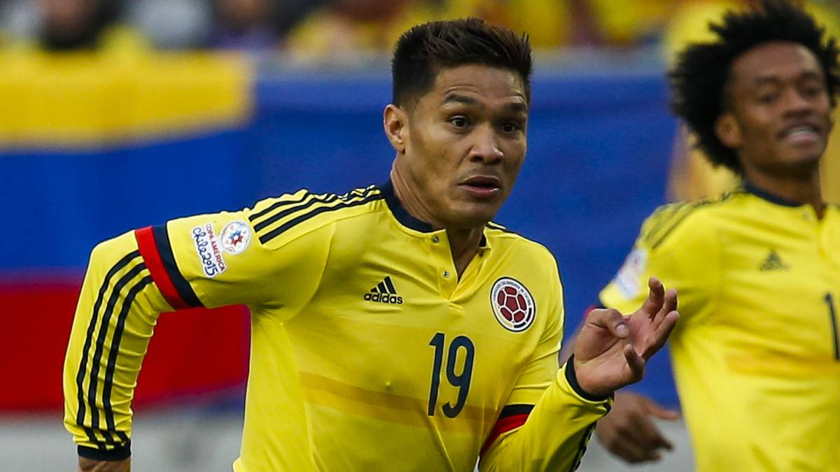 Teófilo Gutiérrez durante el partido de la Selección Colombia y Perú durante la Copa América de Chile 2015