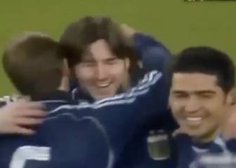 Se cumplen 13 años del primer gol de Messi con la Selección