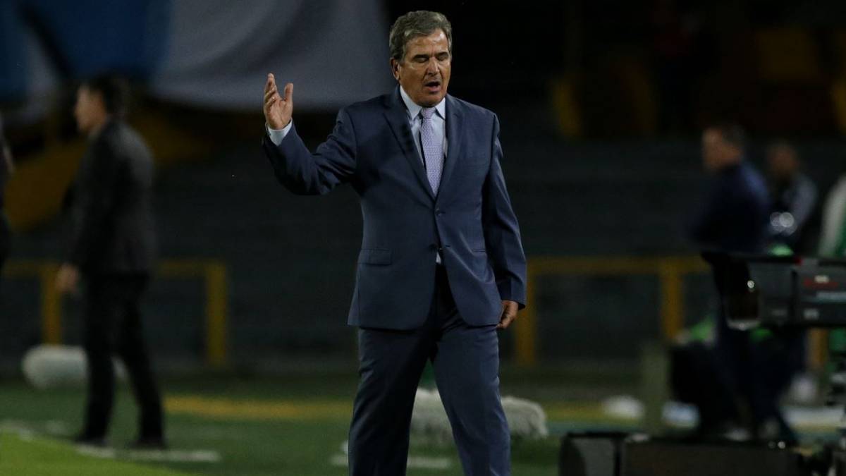 Jorge Luis Pinto, técnico de Millonarios habló del empate ante el Deportivo Cali en el estadio Palmaseca en la octava jornada de Liga Águila
