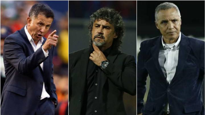 Juan Carlos Osorio, Leonel Álvarez, Alexis Mendoza, técnicos colombianos con mala racha