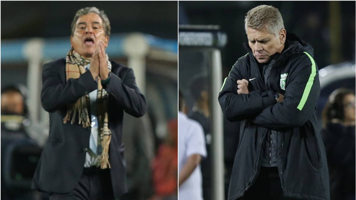 Pinto vs Autuori, duelo de estilos en el clásico entre Millonarios y Nacional