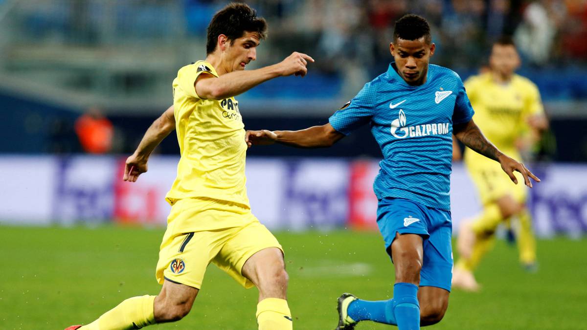 Wilmar Barrios en octavos de final de Europa League
