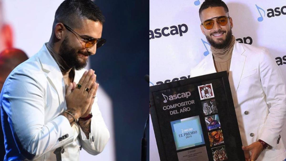 Maluma se roba el show y recibe un reconocimiento en los premios ASCAP. El cantante colombiano fue el centro de atención en la ceremonia en USA